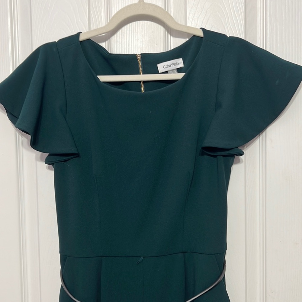 Calvin Klein Belted Jumpsuit Sz 8